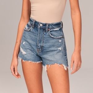 High Rise Mom Shorts